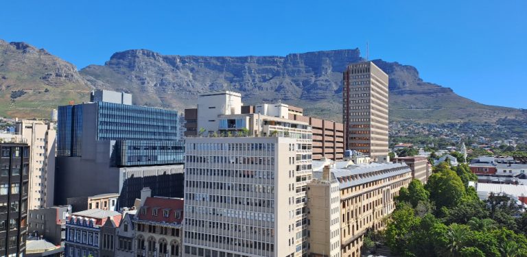 CBD with Table Mountain in the background