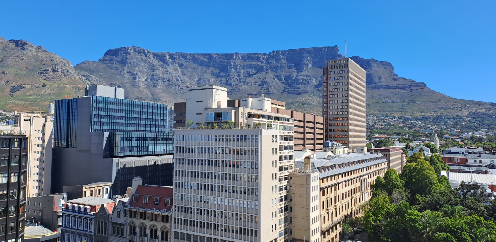 CBD with Table Mountain in the background
