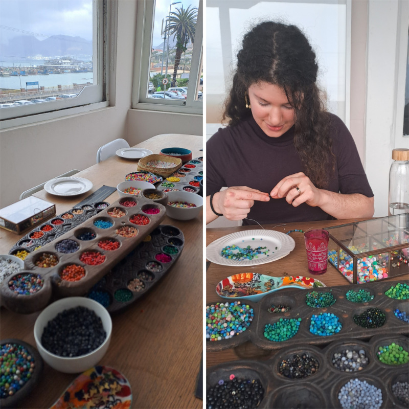 our beading day at Soul workshop