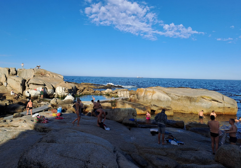 Saunders tidal pool in Sea Point